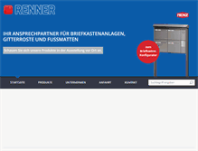 Tablet Screenshot of otto-renner.de